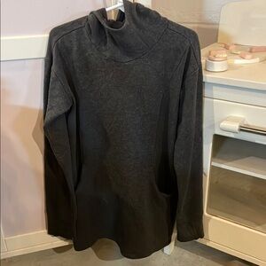 Athleta Girls Charcoal Gray Hoodie/ Tunic